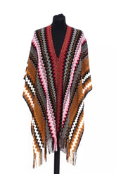 Missoni Multicolor Wool Women Poncho -   -  Missoni.