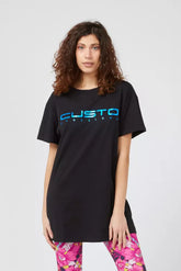 Custo Barcelona Blue Cotton Women T-Shirt -   -  Custo Barcelona.