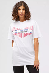 Custo Barcelona White Cotton Women T-Shirt -   -  Custo Barcelona.