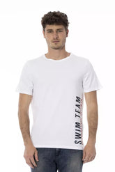 Bikkembergs White Cotton Men T-Shirt -   -  Bikkembergs.