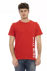 Bikkembergs Red Cotton Men T-Shirt -   -  Bikkembergs.