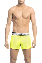 Bikkembergs Yellow Polyamide Men Swim Short -   -  Bikkembergs.