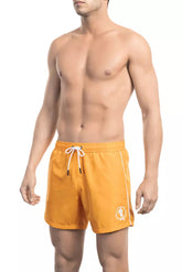 Bikkembergs Orange Polyester Men Swim Short -   -  Bikkembergs.