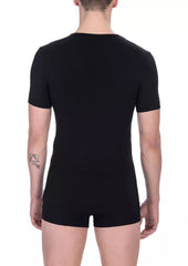 Bikkembergs Black Cotton Men's T-Shirt - - Bikkembergs.