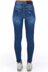 Frankie Morello Blue Denim Women Jeans -   -  Frankie Morello.