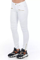 Frankie Morello White Cotton Women Jeans -   -  Frankie Morello.