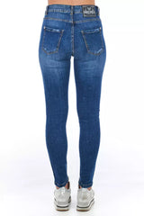 Frankie Morello Blue Other Fibres Women Jeans -   -  Frankie Morello.