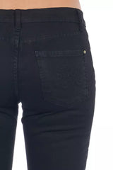 Frankie Morello Black Cotton Women's Jeans - - Frankie Morello.