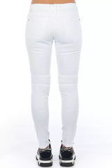 Frankie Morello White Cotton Women Jeans -   -  Frankie Morello.
