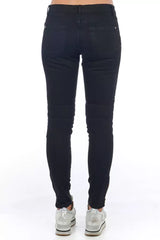 Frankie Morello Black Cotton Women's Jeans - - Frankie Morello.