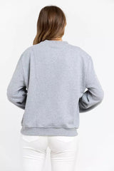 Trussardi Gray Cotton Women Sweatshirt -   -  Trussardi.