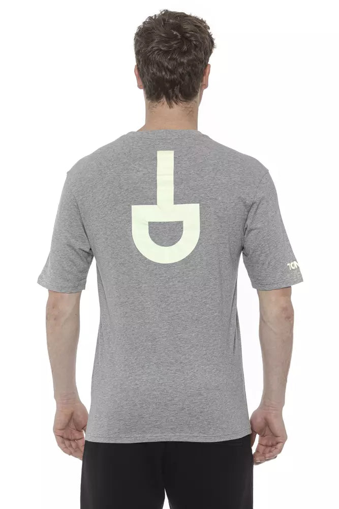 Tond Gray Cotton Men T-Shirt -   -  Tond.