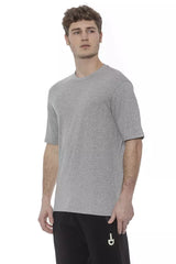 Tond Gray Cotton Men T-Shirt -   -  Tond.