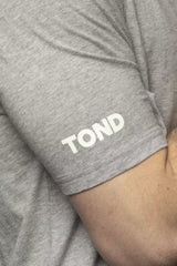 Tond Gray Cotton Men T-Shirt -   -  Tond.