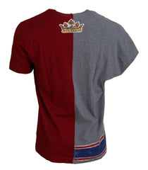 Dolce & Gabbana Red Gray Two Model DG Angel Crewneck  T-shirt -   -  Dolce & Gabbana.