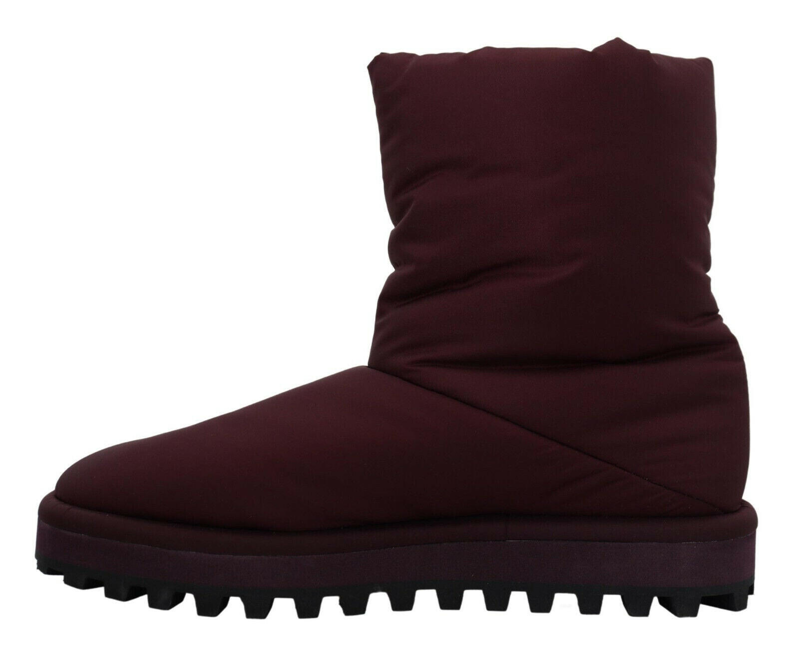 Dolce & Gabbana Bordeaux Nylon Boots Padded Mid Shoes -   -  Dolce & Gabbana. Dolce & Gabbana Bordeaux Nylon Boots Padded Mid Shoes -   -  Dolce & Gabbana.
