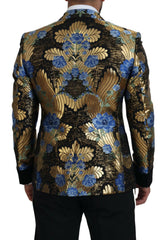 Dolce & Gabbana Gold Lurex Double Breasted Jacket Blazer -   -  Dolce & Gabbana.