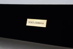 Dolce & Gabbana Black Velvet Logo Plaque Storage Bracelet Jewelry Box -   -  Dolce & Gabbana.