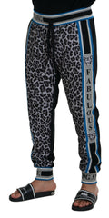 Dolce & Gabbana Multicolor DG King Leopard Print Jogger Pants -   -  Dolce & Gabbana.