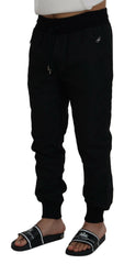 Dolce & Gabbana Black Men Casual Jogger Pants -   -  Dolce & Gabbana.