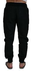 Dolce & Gabbana Black Men Casual Jogger Pants -   -  Dolce & Gabbana.