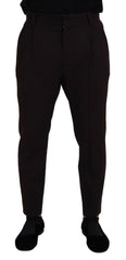 Dolce & Gabbana Brown Cotton Chino Men Pants -   -  Dolce & Gabbana.