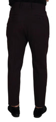 Dolce & Gabbana Brown Cotton Chino Men Pants -   -  Dolce & Gabbana.