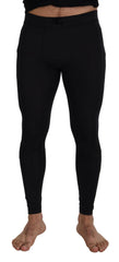 Dolce & Gabbana Black Nylon Slim Fit Stretch Pants -   -  Dolce & Gabbana.