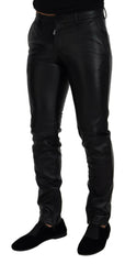Dolce & Gabbana Black Shiny Stretch Skinny Pants -   -  Dolce & Gabbana.