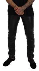 Dolce & Gabbana Black Shiny Stretch Skinny Pants -   -  Dolce & Gabbana.