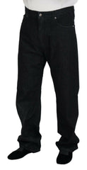 Dolce & Gabbana Black Washed Cotton Men Casual Denim Jeans -   -  Dolce & Gabbana.