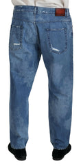 Dolce & Gabbana Blue Washed Cotton Casual Denim Jeans -   -  Dolce & Gabbana.