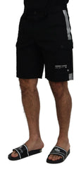 Dolce & Gabbana Black Bermuda Cargo Casual Shorts -   -  Dolce & Gabbana.