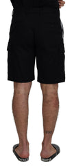 Dolce & Gabbana Black Bermuda Cargo Casual Shorts -   -  Dolce & Gabbana.
