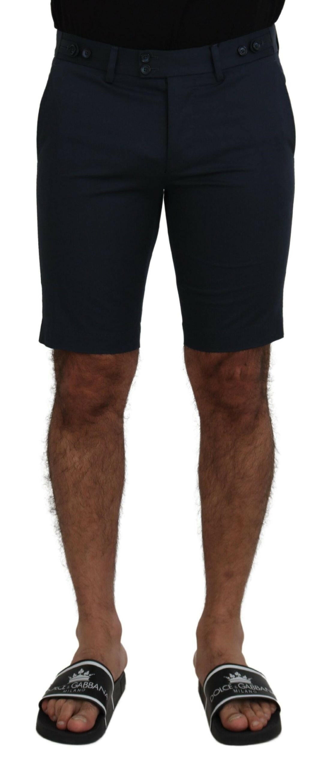 Dolce & Gabbana Blue Bermuda Low Waist Men Shorts -   -  Dolce & Gabbana.