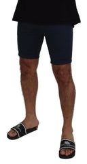 Dolce & Gabbana Blue Bermuda Low Waist Men Shorts -   -  Dolce & Gabbana.