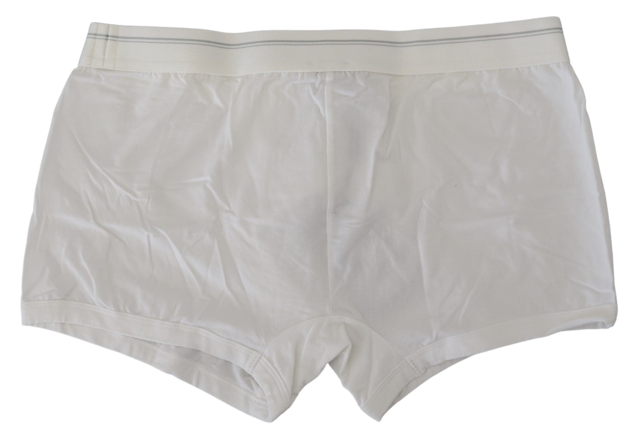 Dolce & Gabbana White Cotton Blend Regular Boxer Underwear -   -  Dolce & Gabbana. Dolce & Gabbana White Cotton Blend Regular Boxer Underwear -   -  Dolce & Gabbana.