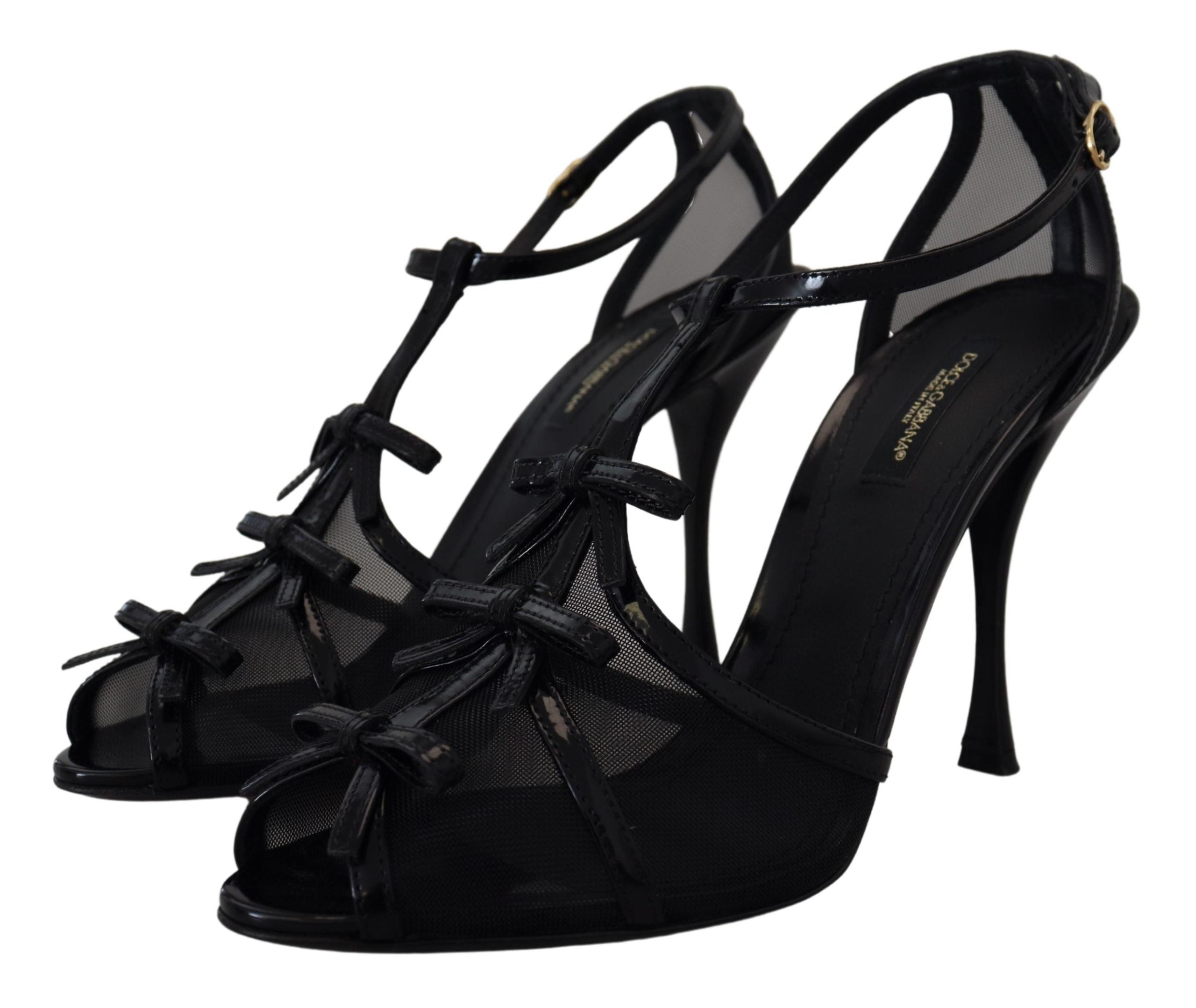 Dolce & Gabbana Black Stiletto High Heels Sandals Shoes -   -  Dolce & Gabbana. Dolce & Gabbana Black Stiletto High Heels Sandals Shoes -   -  Dolce & Gabbana.
