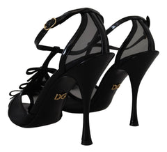 Dolce & Gabbana Black Stiletto High Heels Sandals Shoes -   -  Dolce & Gabbana.
