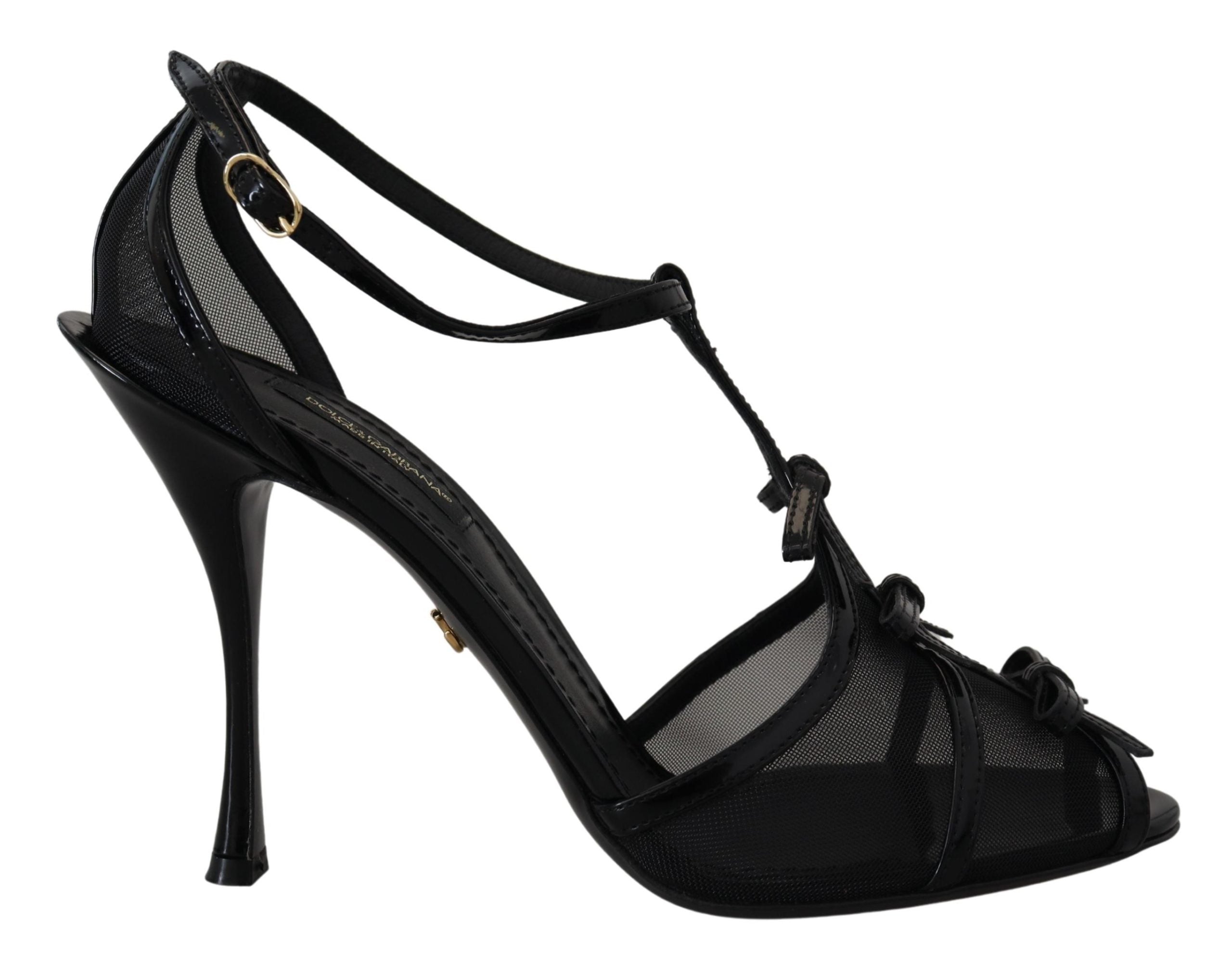Dolce & Gabbana Black Stiletto High Heels Sandals Shoes -   -  Dolce & Gabbana.
