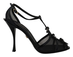 Dolce & Gabbana Black Stiletto High Heels Sandals Shoes -   -  Dolce & Gabbana.