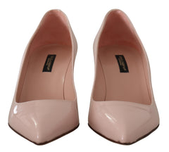 Dolce & Gabbana Pink Patent Leather Kitten Heels Pumps Shoes -   -  Dolce & Gabbana.