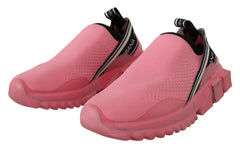 Dolce & Gabbana Pink Low Top Slip On Casual Sorrento Sneakers -   -  Dolce & Gabbana.
