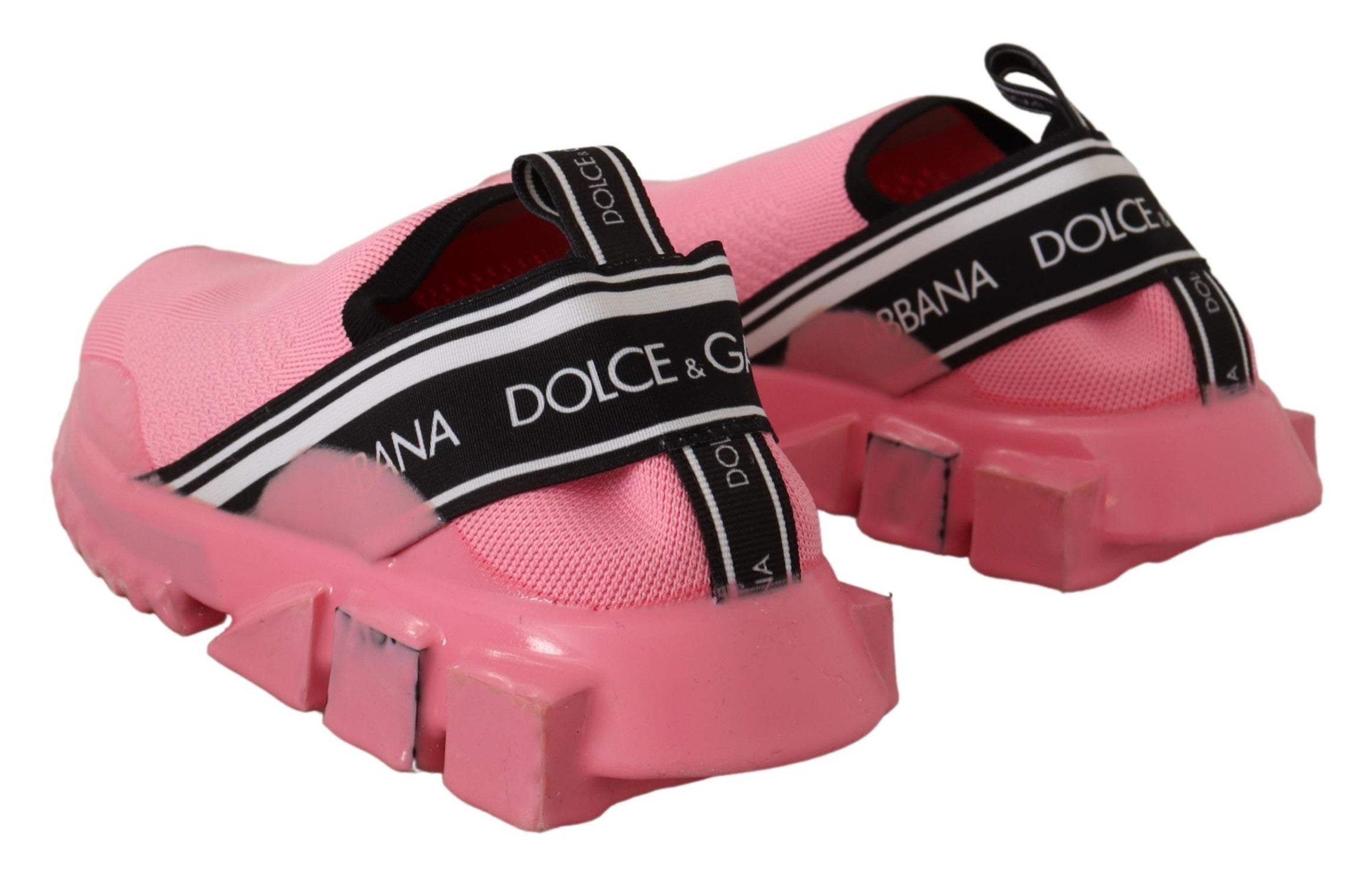 Dolce & Gabbana Pink Low Top Slip On Casual Sorrento Sneakers -   -  Dolce & Gabbana. Dolce & Gabbana Pink Low Top Slip On Casual Sorrento Sneakers -   -  Dolce & Gabbana.