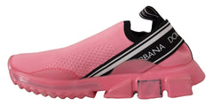 Dolce & Gabbana Pink Low Top Slip On Casual Sorrento Sneakers -   -  Dolce & Gabbana.