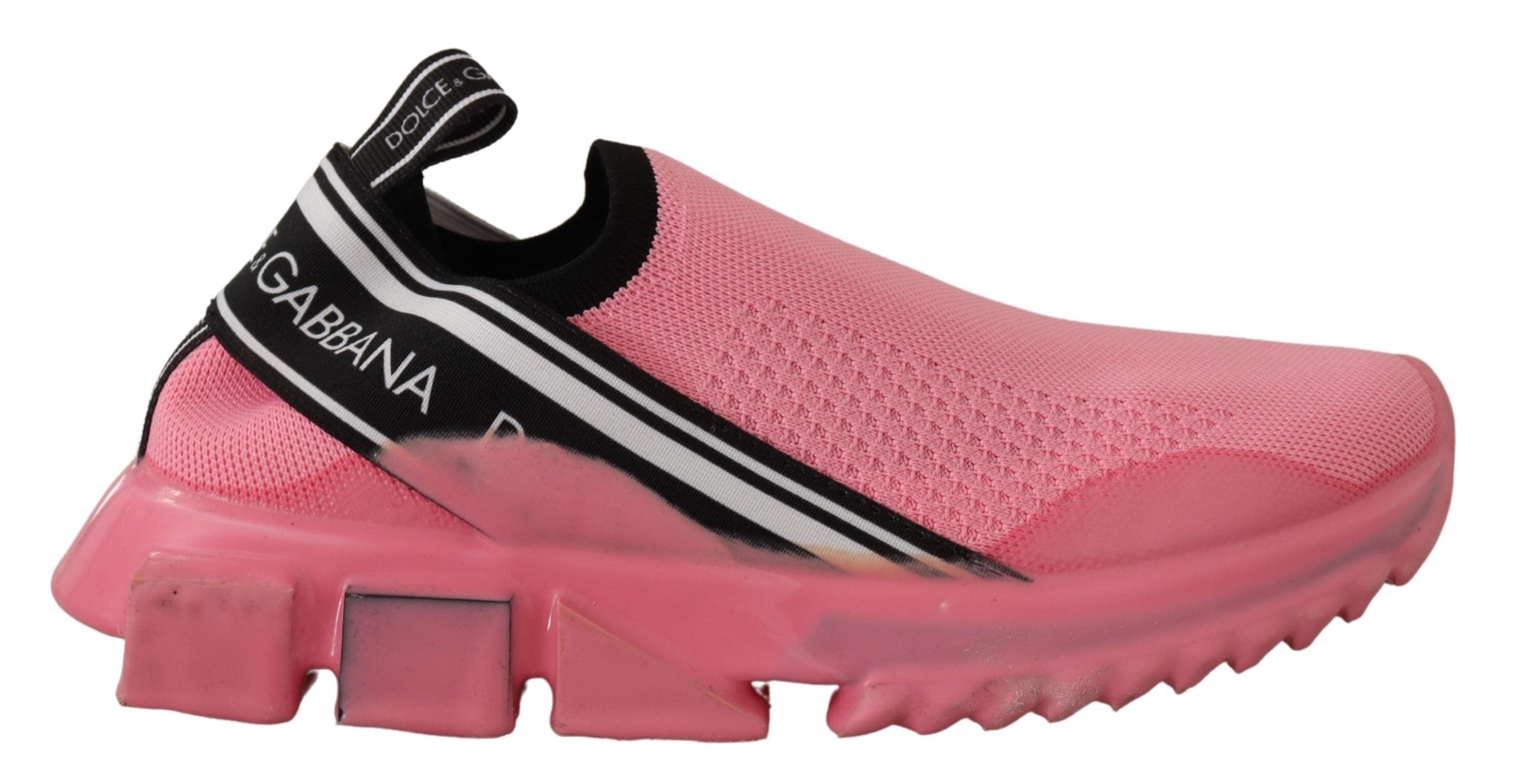 Dolce & Gabbana Pink Low Top Slip On Casual Sorrento Sneakers -   -  Dolce & Gabbana.
