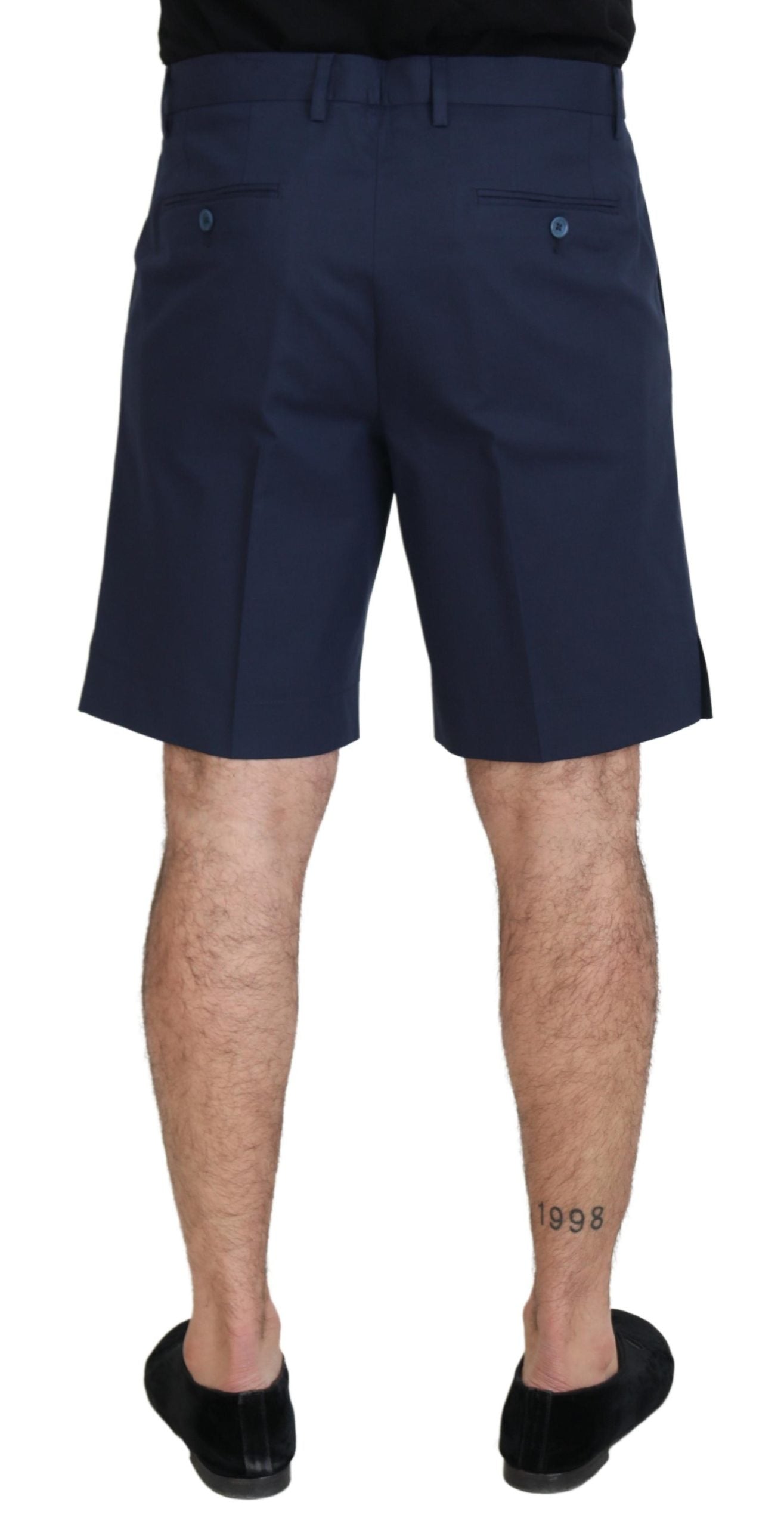 Dolce & Gabbana Blue Chinos Cotton Stretch Casual Shorts -   -  Dolce & Gabbana. Dolce & Gabbana Blue Chinos Cotton Stretch Casual Shorts -   -  Dolce & Gabbana.