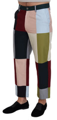Dolce & Gabbana Multicolor Cotton Patchwork Pants -   -  Dolce & Gabbana.