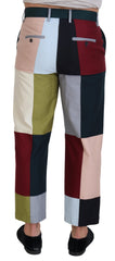 Dolce & Gabbana Multicolor Cotton Patchwork Pants -   -  Dolce & Gabbana.