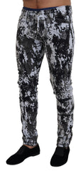 Dolce & Gabbana Multicolor Cotton Tie Dye Skinny Denim Jeans -   -  Dolce & Gabbana.
